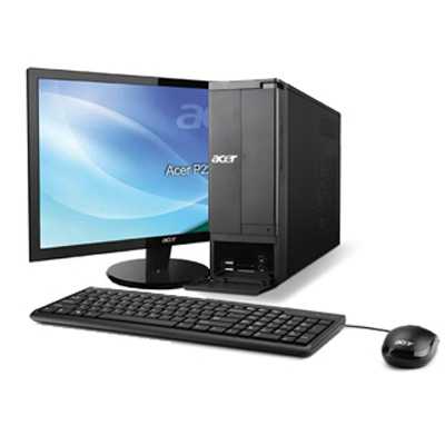 Acer Aspire X1430 E300 4gb 1tb   Monitor 21